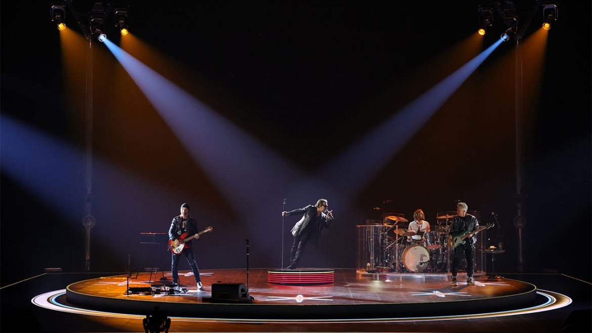 U2 将在 2024 年格莱美颁奖典礼上从拉斯维加斯球体现场直播表演！